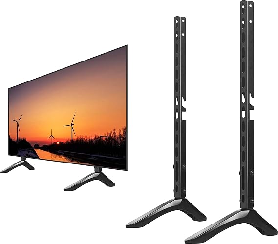 Universal TV Stand for 26-55 inch LCD LED Flat Screen TVs, Max 77lbs, VESA 800 x 300mm