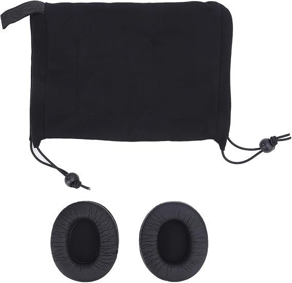 Doggie Hush Headphones,Dog Calming Hoodie Quiet Head,Protective Anxiety Relief Noise Canceling Dog Ear,Muffs Wrap for Grooming Black (M)