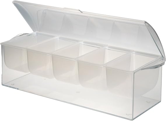 Jumbl Chilled Condiment Server with 5 Removable Containers.