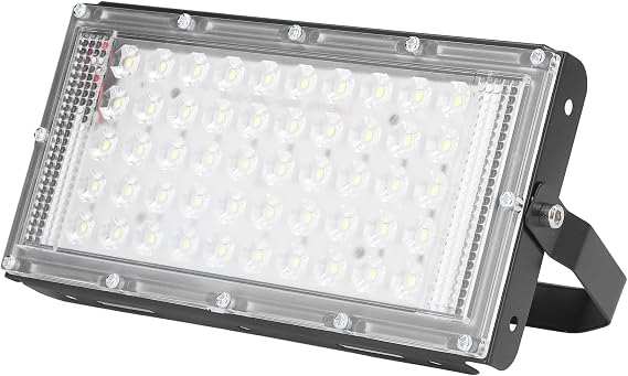 LED Flood Light 50W 12V Super Bright White Light Waterproof Outdoor LED Floodlight for Courtyards Gardens