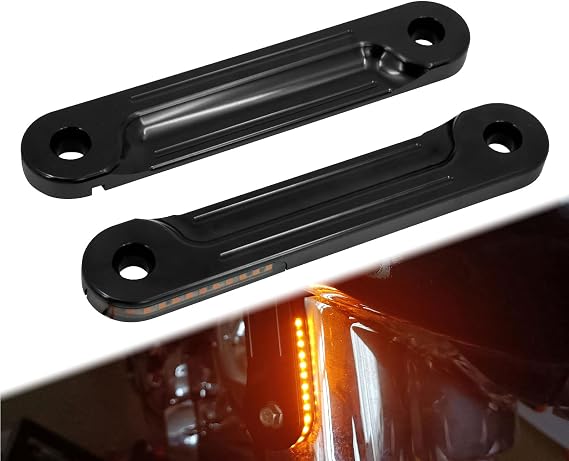 Front LED Fork Turn Signals Fit for Harley Touring 1998-2025
