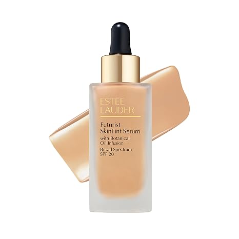 Estee Lauder Futurist Skin Tint Serum Foundation SPF 20 with Glycerin | Light Coverage, 1.0 Fl Oz