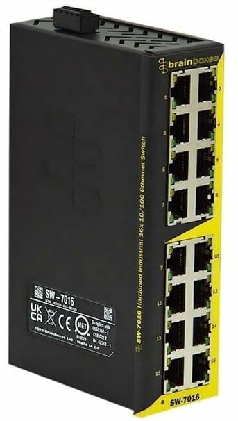 SW-7016 Hardened Industrial 16x 10/100 Ethernet Switch