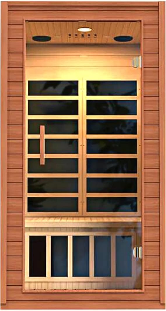 Dynamic Avila DYN-6103-01 Low EMF (Under 8 MG) FAR Infrared Sauna - Curb Side Delivery