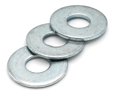 Flat Washers Zinc - USS - 5/16" (ID 0.375 x OD 0.875 x THK 0.086) - Qty-1000