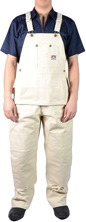 Ben Davis Co Carpenter Overalls, Natural, Workwear for Men - Overalls