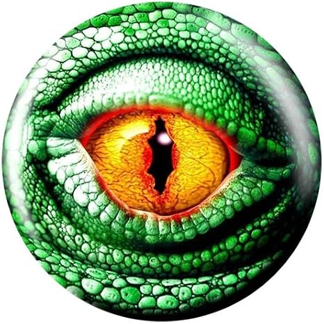Brunswick Lizard Glow Viz-A-Ball Bowling Ball (6lbs)