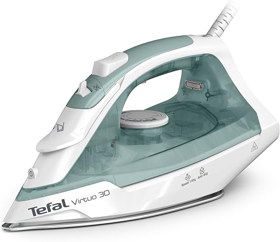 Tefal Virtuo 30 2000W Steam Iron, Ceramic Soleplate, Precision Tip