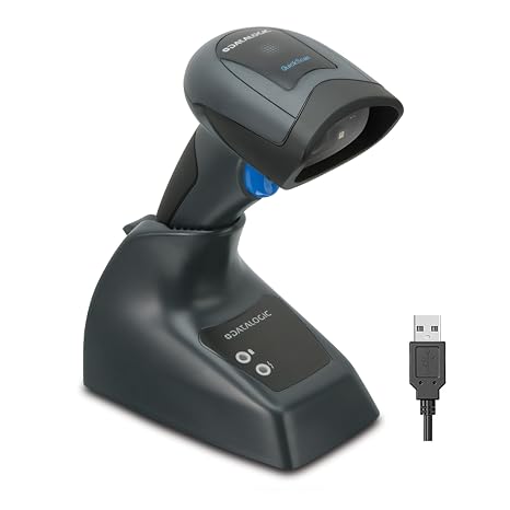 Datalogic QuickScan QBT2131-1D Bluetooth Scanner Kit, USB, Black