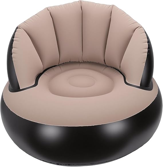 Portable Inflatable Lounge Chair Modern Blow Up Sofa Couch for Indoor Outdoor Backyard