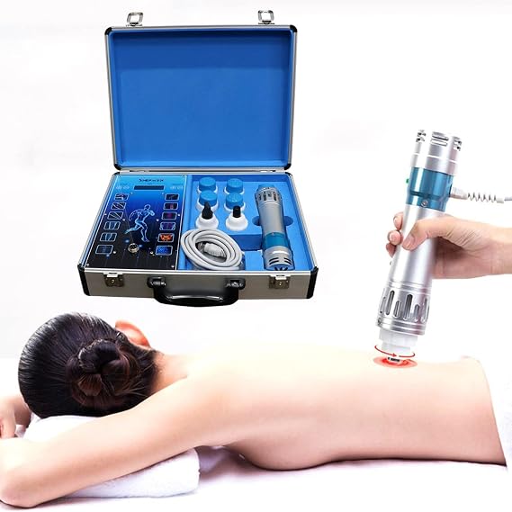 Professional shock wave device, ED shock wave therapy device pain relief massage device, professional shock wave device electromagnetic shock wave device with 7 massage heads,TouchVersion