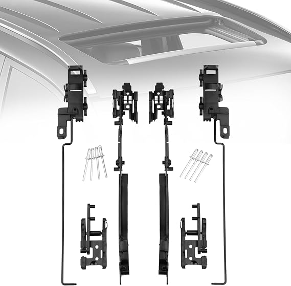 Sunroof Repair Kit Compatible with Ford F150/F250/F350/F450/Expedition Lincoln Navigator Mark LT Aftermarket Track Assembly Parts Replace# 02ESR1201ABK