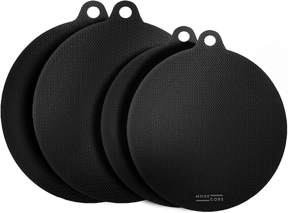 Induction Cooktop Protector Silicone Mat Hob Cover 2x8.66 + 2x9.45''