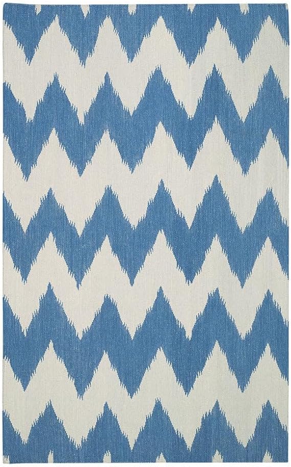 Capel Rugs Insignia, 3' x 5', Med. Blue - for Living Room, Bedroom, Dining Room