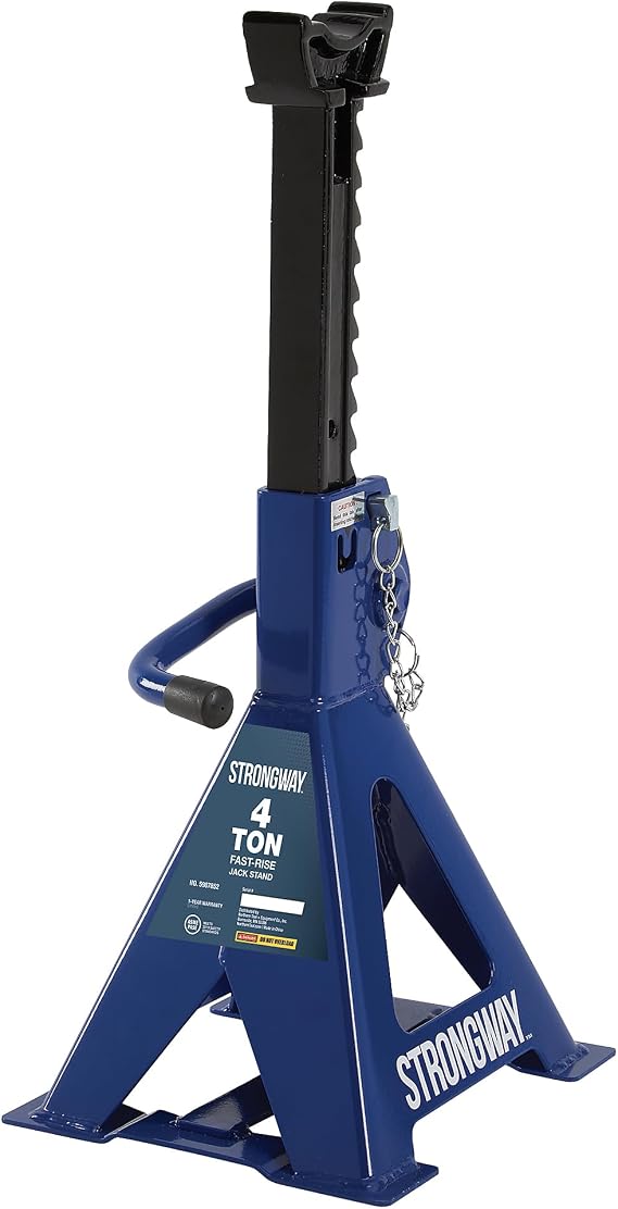 Strongway Quick-Rise Jack Stand, 4-Ton Capacity