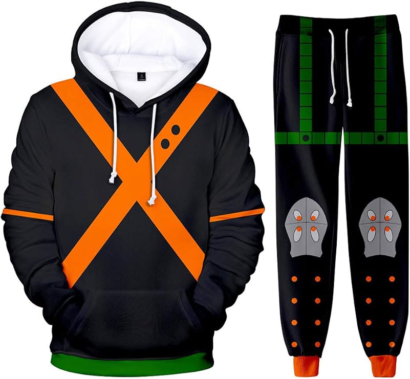 Anime Hoodies Sweatpants Unisex Cosplay Costume