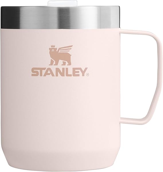 Stanley 1913 Classic Legendary Camp Mug Thermal Mug 0.23 L Keeps Hot for 1 Hours Cold for 2 Hours BPA-Free Dishwasher Safe Coffee Mug To Go Rose Quartz