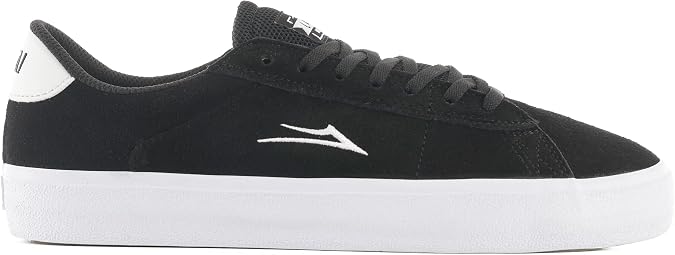 Lakai Newport Men's Low-Top Skate Shoes, Black Suede, 10.5