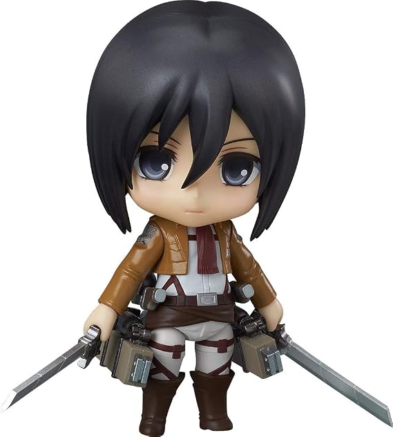 Nendoroid Attack on Titan Mikasa Ackerman, Non-scale, ABS & PVC, Pre-painted Action Figure, Secondary