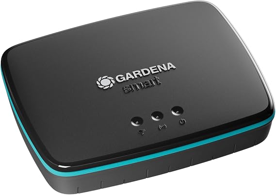 Gardena Gateway: Connection Equipment for Smart Products, Connection to the Router via Network Cable or WiFi, Control by Free App (19005-20)