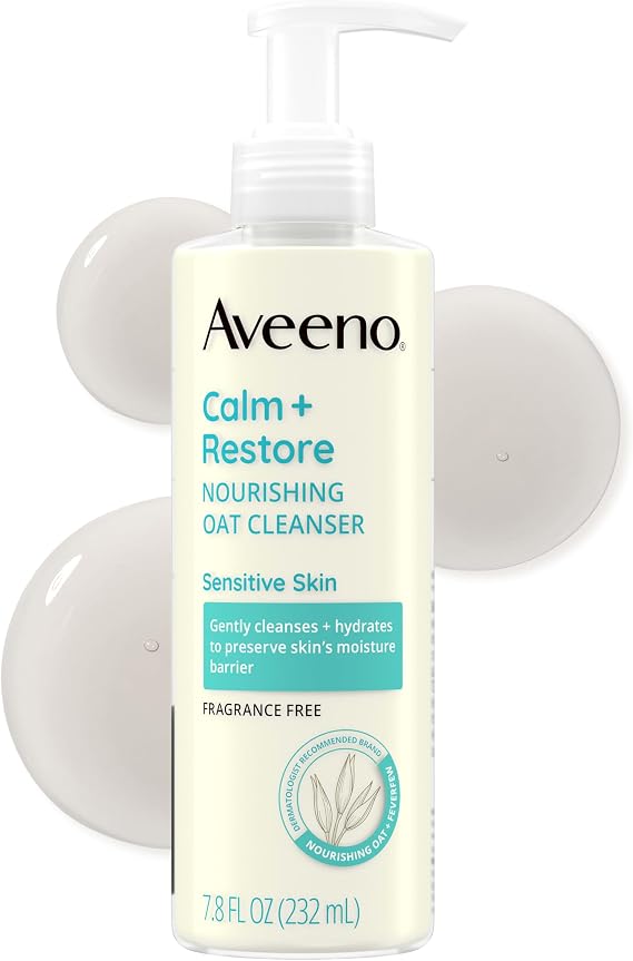 Aveeno Calm and Restore Nourishing Oat Cleanser - 7.8 fl oz