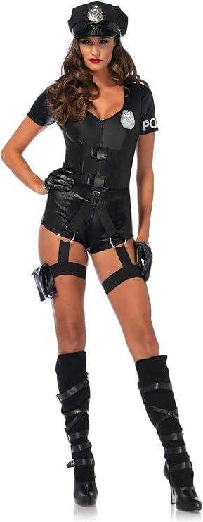 Leg Avenue Women's Costume, Black, Small
