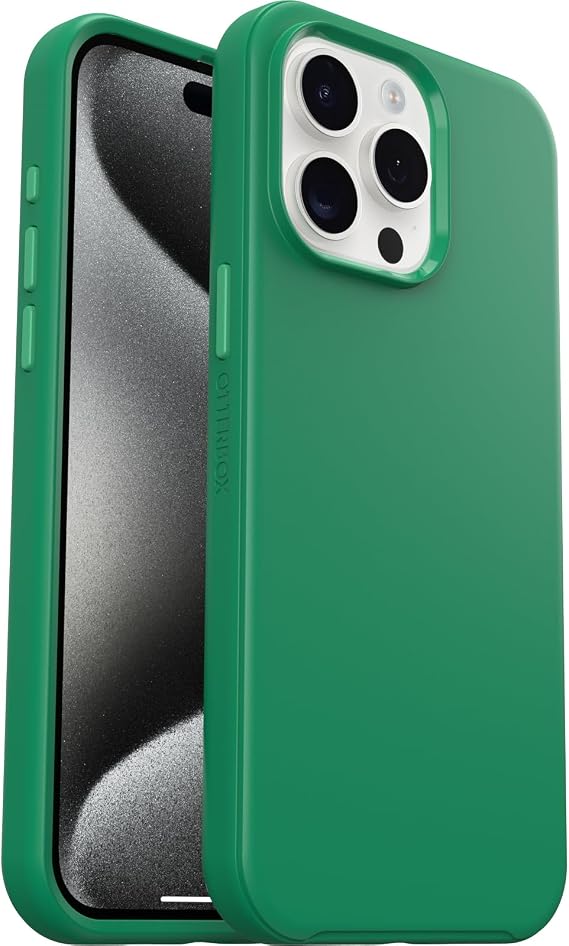 Otterbox Iphone 15 Pro Max Için Symmetry Magsafe Kılıf, Darbeye, Düşmeye Dayanıklı, Koruyucu Ince Kılıf, Askeri Standartlara Göre 3X Test Edilmiştir, Anti Mikrobiyal Koruma, Yeşil