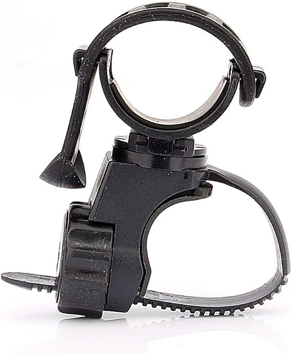VGEBY1 Bicycle Torch Mount, 360 Rotation High Strength Bike Flashlight Holder Cycling Light Clamp Clip Accessory