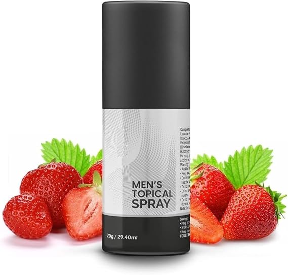 DK Topical Non-Transferable Spray for Men - Strawberry Flavour (Pack of 1)