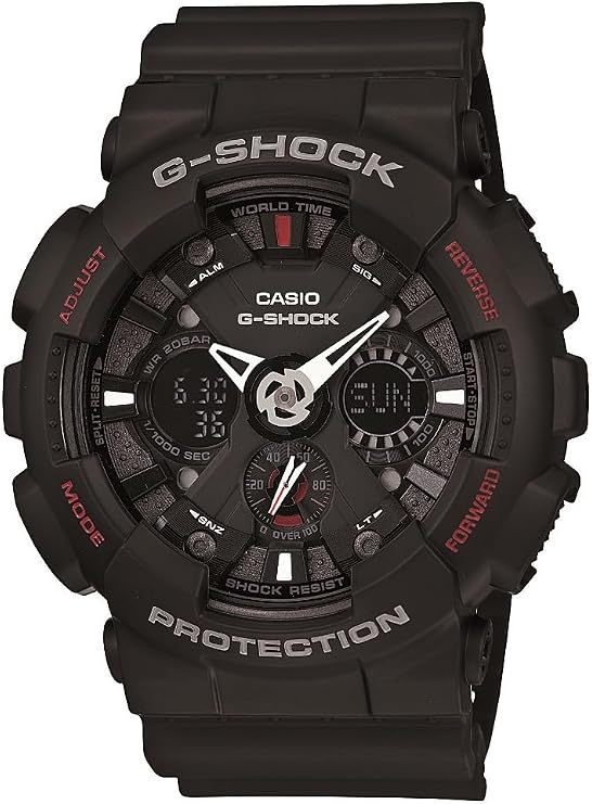 Men's Black G-Shock Analog Digital Anti-Magnectic (Model Number GA-120-1ADR)