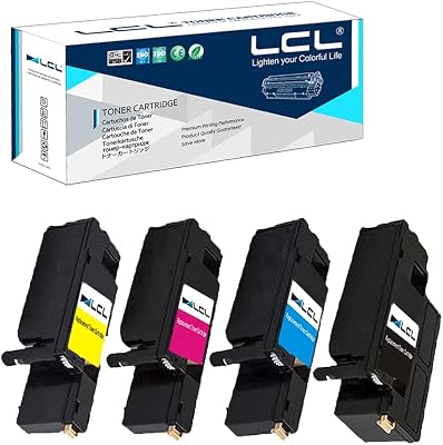 LCL Remanufactured Toner Cartridge Replacement for Xerox Phaser 6022 6020 Workcentre 6027 6025 106R02759 106R02756 106R02757 106R02758 4-Pack Black Cyan Magenta Yellow