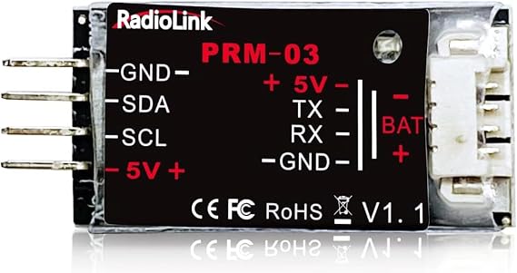 Radiolink PRM-03 Real-time OSD Information Telemetry Module GPS/RSSI/Voltage (1S-12S)/Distance and More on RC Transmitter AT9/AT9S/AT9S Pro/AT10II, Works with crossflight/Minipix/PIXHAWK, APM FC
