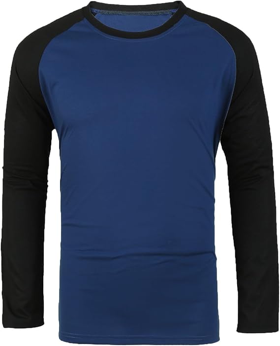 Shirts for Men Big and Tall Shirt Long Sleeve Crewneck Tees Fashion Lightweight Tops Casual Comfortable Tee