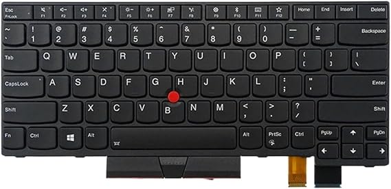 Laptop Replacement Keyboard ， Compatible For Lenovo ，ThinkPad ，T470 T480 A475 A485 01HX459 01AX364 SN20P41641 US/UK/BR/FR/KR/PT/SP Layout(PT Non-backlit)