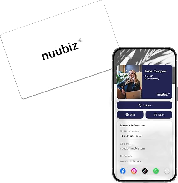 Digital Business Card (3 PACK)- NFC Business Card with QR Code - No Apps, No Fees Create Your Profile in Minutes & Update Anytime Smart Tap to Share & Networking Easy One-Tap Contact Saving