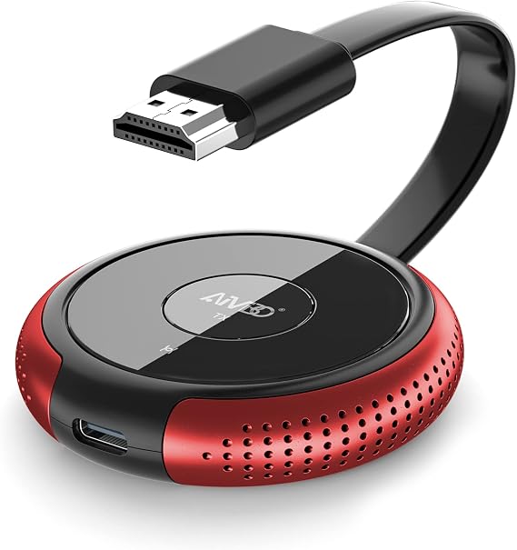 TIMBOOTECH Wireless HDMI Transmitter Red, 1 Receiver Can be Paired with 8 Transmitters, Compatiable with DV, Cable Box, Laptop, PC, Only TX