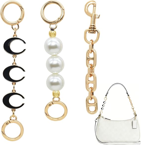 Extender Chain Compatible with Coach Nolita 19,Metal Gold