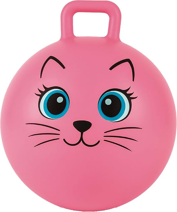Xino Sports Hopper Ball for Kids, Pink, 18 Inch Diameter