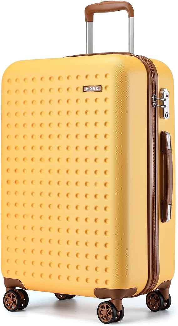 Kono Medium Suitcase, Lightweight Hard Shell Checked Luggage