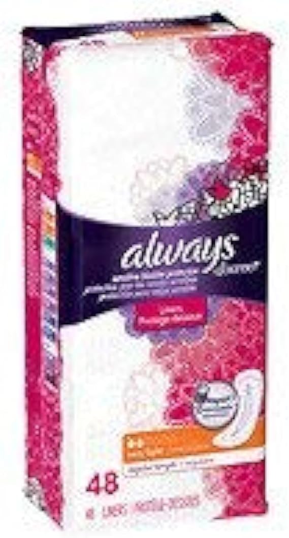 Always Discreet Incontinence Liners, Very Light, Regular Length, 48 ea - 2pc