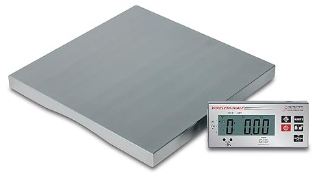 Detecto PZ30W Wireless Ingredient Scale, Includes AC Adapter, 1.6" Height, 14" Width, 14" Length, 30 lb.
