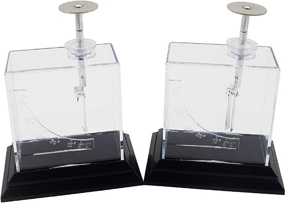 Foil Electroscope Teacher Demonstrates Electrostatic Experiment Physics Electrical Experimental Equipment Teaching Instrument Electrometer Foil Electroscope Physical Electrostatic