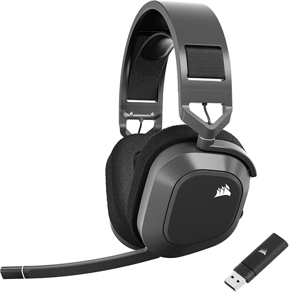 Corsair HS80 MAX Wireless Xbox Gaming Headset with Bluetooth - Steel Grey