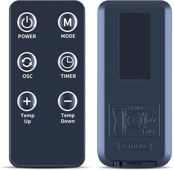 Replacement Remote Control for KNKA Space Heater GD9215AD10, Protable Electric Heater Remote for Indoor Use