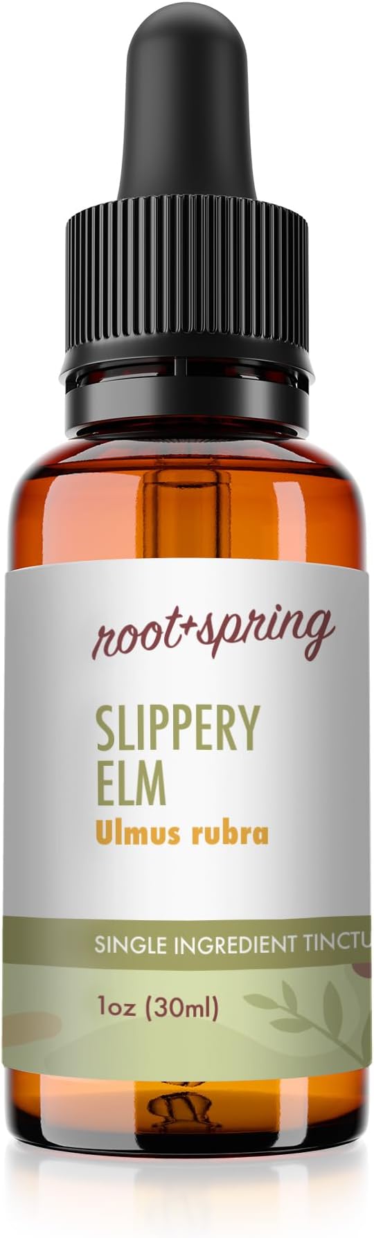 Slippery Elm Bark - Ulmus Rubra - Herbal Tincture (Liquid Extract) - Concentrate with Dropper - Sweet Red Elm Natural Herb TCM Supplement Single Ingredient Formula 1 oz