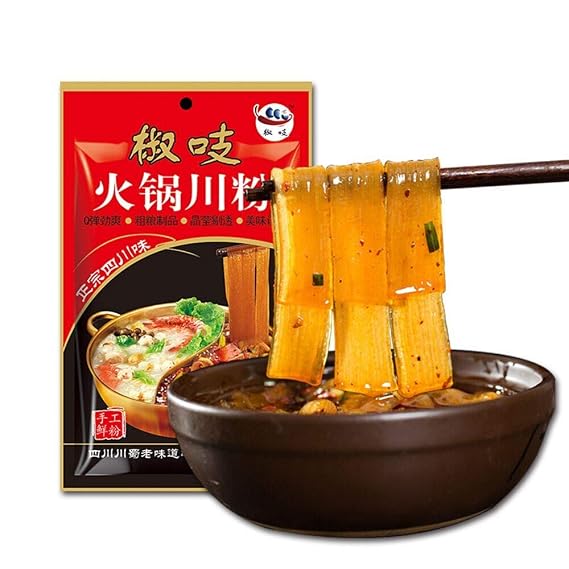HelenOu666 Sichuan Specialty Hotpot Potato Wide Noodles Kuan Fen Tiao