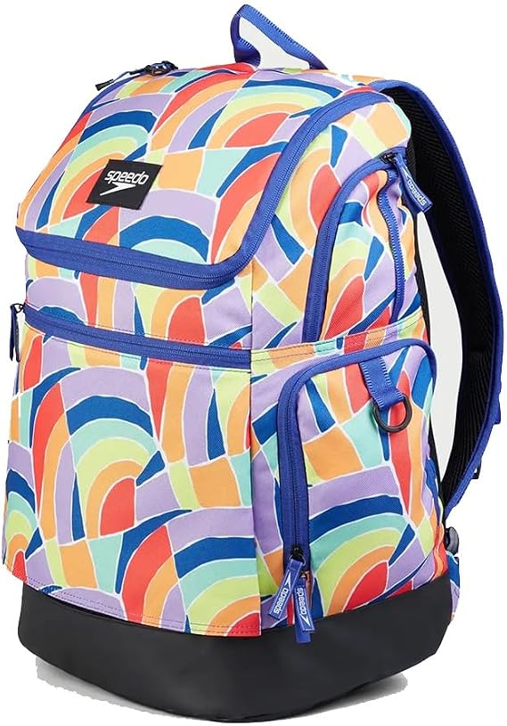 Speedo Teamster 2.0 Sırt Çantası Sırt Çantası 35L - Yüzme İçin - Çok Renkli - Mavi/Sarı/Mor/Yeşil/Kırmızı/Turuncu