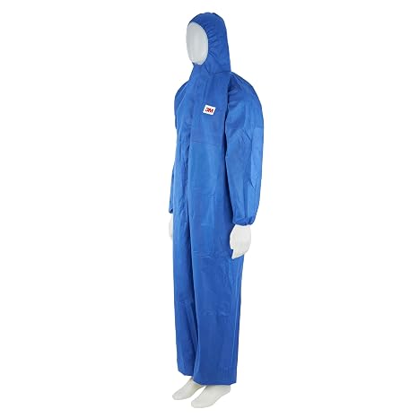 3M 4515BS Protective Coverall, Small, Blue