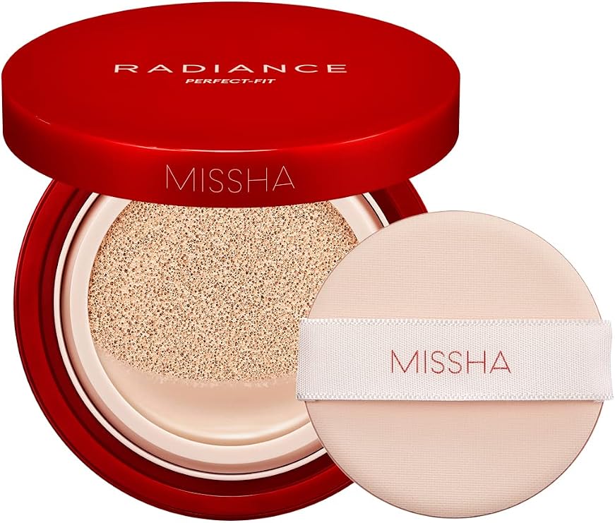 MISSHA 48 Saat Kalıcı Saten Fondöten 15ml SPF50+ Radiance Perfect Fit Cushion Foundation No.23