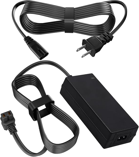 Car Refrigerator Power Adapter.AC/DC AC Power Cord Suitable for 12V Car Refrigerators, 12V Refrigerators, and Portable Car Refrigerators.